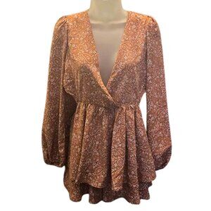 Forever 21 Long Sleeve Romper